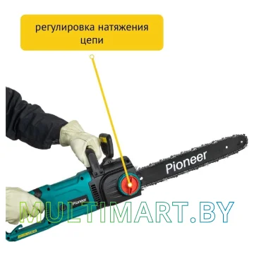 Электрическая пила Pioneer Tools ECS-2200-16V картинка 2